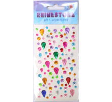 Набор страз самоклеющихся, капли 13*7.5см-213817