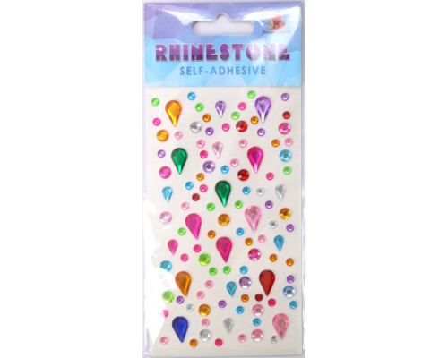 Set de strasuri autoadezive, picături 13*7.5см-213817