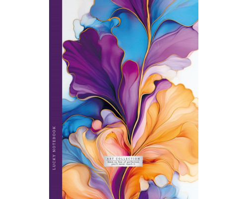 Блокнот А5(143х200) 96л. клетка, интегральная обложка, 24373 (10)