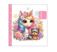 Блокнот 100х100мм 48л. чистый лист, интегральная обложка, 24308 (20)