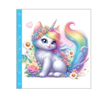 Блокнот 100х100мм 48л. чистый лист, интегральная обложка, 24313 (20)