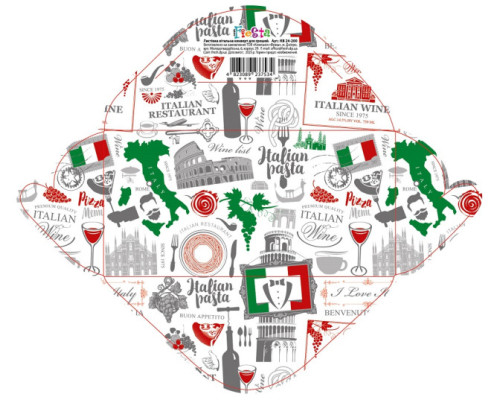 Plic felicitare pentru bani 168x84mm КВ 24-200 (10/300)