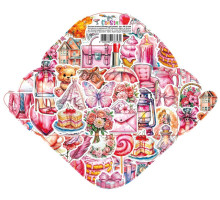 Конверт для денег поздравительный 168х84мм КВ 24-206 (10/300)