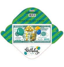 Plic felicitare pentru bani 168x84mm КВ 24-238 (10/300)