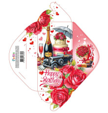 Plic felicitare pentru bani 168x84mm КВ 25- 05 (10/300)