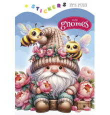 Раскраска A5, 8 л, с наклейками "Cute gnomes" 24270 (20)