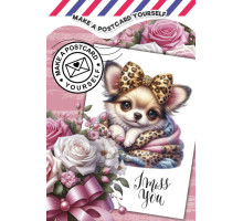 Раскраска A5, 8 л, с наклейками "I miss you" 24273 (20)