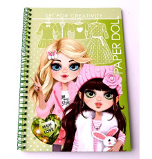 Carte de colorat B5, 16 foi, cu spira "Papusa cu haine" 23188 (20)