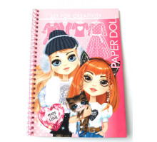 Раскраска B5, 16 л., спираль "Кукла с одеждой" 23189 (20)