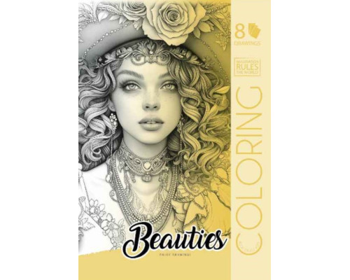 Раскраска A4, 8 л, "Beauties 3" 24148 (20)