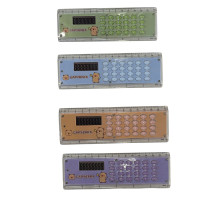 Calculator-rigla 8 Digit, "CAPYBARA" culori pastelate, S8-10 (300)