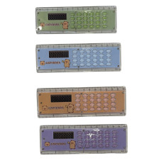 Калькулятор -линейка 8 Digit, "CAPYBARA" пастельные цвета, S8-10 (300)