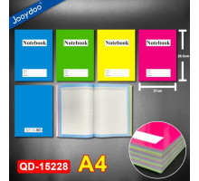 Тетрадь офисная, А4 168 л., клетка, мягк. обложка, QD-15228 (40)
