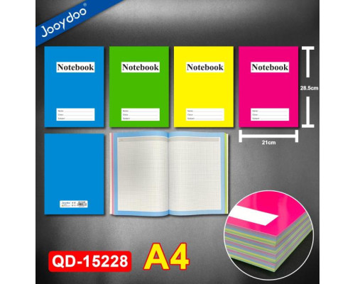 Registru oficiu, А4 168 file, matem., coperta moale, QD-15228 (40)