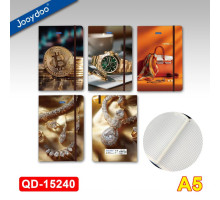 Carnet А5 96 foi, matem., coperta tare cu elastic, QD-15240 (48/96)