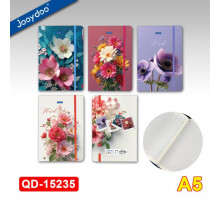 Carnet А5 96 foi, matem., coperta tare cu elastic, QD-15235 (48/96)