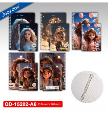 Carnet А6 60 foi, matematică, cu spirala QD-15202-A6 (384)