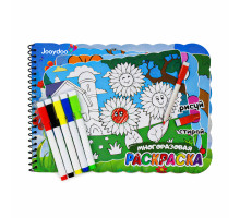 Cartea de colorat Reutilizabilă "Insecte" + 5 Markere QD-30013 (80)