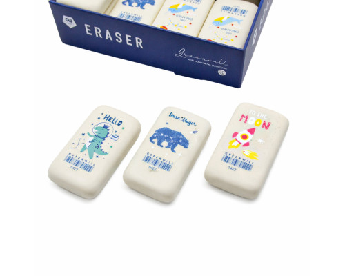 Ластик прямоугольный с рисунком, 4.5*2.5*0,7см, HR-05422 (36/864)