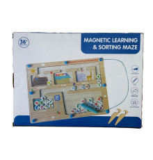 Joc educativ Labirint-sorter Magnetic din Lemn TTM-203 S47-13 (30)