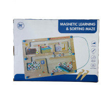 Joc educativ Labirint-sorter Magnetic din Lemn TTM-203 S47-13 (30)