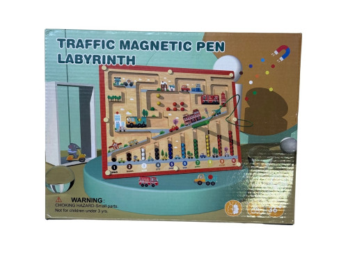 Joc educativ Labirint Magnetic "Trafic" HKF-3023 S47-14 (32)