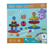 Joc educativ „Clip Clip Happy”, 25 piese MC-234 S47-2 (40)