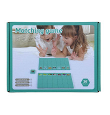Joc educativ „Matching Game”, lemn, 3+ TTM-208 S47-4 (36)