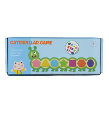 Развивающая игра «Гусеница» Сортировка фигур и цветов 3+ S47-24 (100)