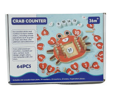 Joc educativ din lemn„Crabul Matematic” 3+ S47-25 (40)
