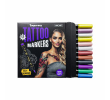 Set Markere pentru Tatuaje Temporare 12 Culori AW.1904 (18/108)