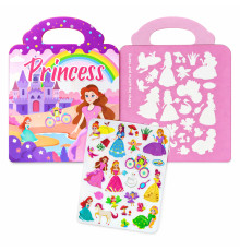 Развивающая игра c многоразовыми силиконовыми стикерами «Princess» (10)