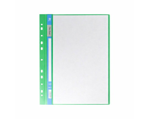 Mapa plastic cu perforare A4, cu 40 folii, verde AB-L40 (10/280)