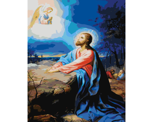 Набор для рисования по номерам 60*80 "Христос в Гефсиманском саду" 4159