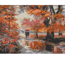 Set pictură pe numere 60*80 "Toamna în doi" 3726