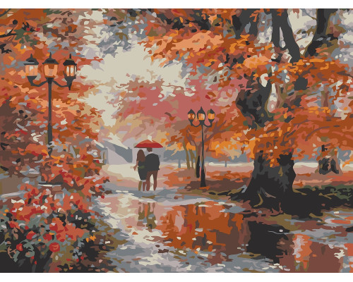 Set pictură pe numere 60*80 "Toamna în doi" 3726