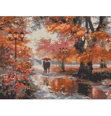 Set pictură pe numere 60*80 "Toamna în doi" 3726