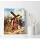 Set pictură pe numere 60*80 "Patimile lui Hristos" 4138