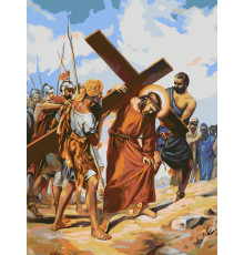 Set pictură pe numere 60*80 "Patimile lui Hristos" 4138