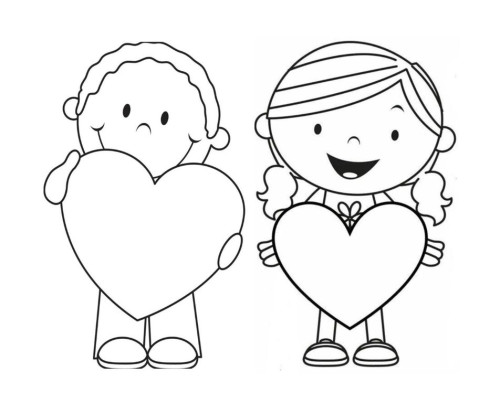 Набор детский для рисования на холсте 20*25 "Сердечки для мамы" +6красок +кисточка 7056