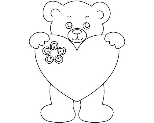 Набор детский для рисования на холсте 20*25 "Большое серце" +6красок +кисточка 7057