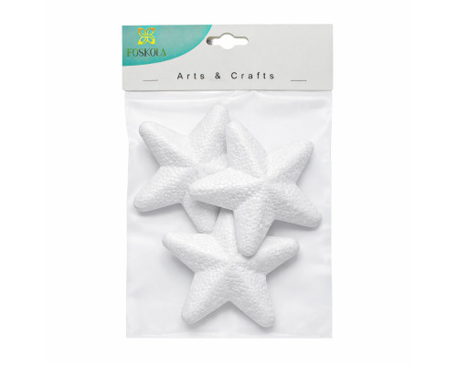 Set figurine din polistiren "Steaua" 90 mm, 3 buc. S18A-21 (12/120)