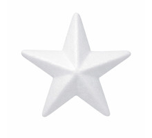 Пенопластовая фигура "Звезда" 250 мм, 1 шт S18A-23 (72)