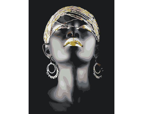 Набор для рисования по номерам 60*80 "Золотая гордость" 1189