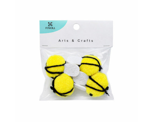 Set "Albinute" fetru 4cm, 4 buc, S18-2 (600)