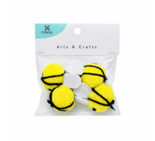 Set "Albinute" fetru 4cm, 4 buc, S18-2 (600)