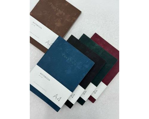 Carnet A4 100 foi, matem., Velura, coperta integrala 5 culori (60)