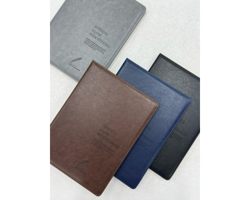 Carnet A4 100 foi, matem., PU, coperta tare, 4 culori S19-60 (48)