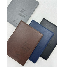 Carnet A4 100 foi, matem., PU, coperta tare, 4 culori S19-60 (48)