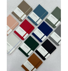 Carnet A6 80 foi, matem., coperta tare cu elastic, 12culori (200)